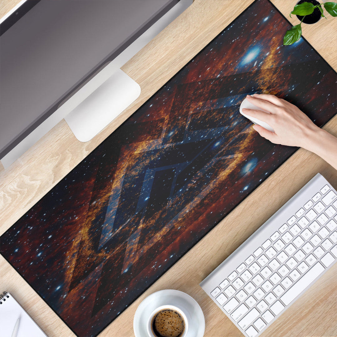 Mouse Mat - Valknut Tattoo Galaxy Mouse Mat