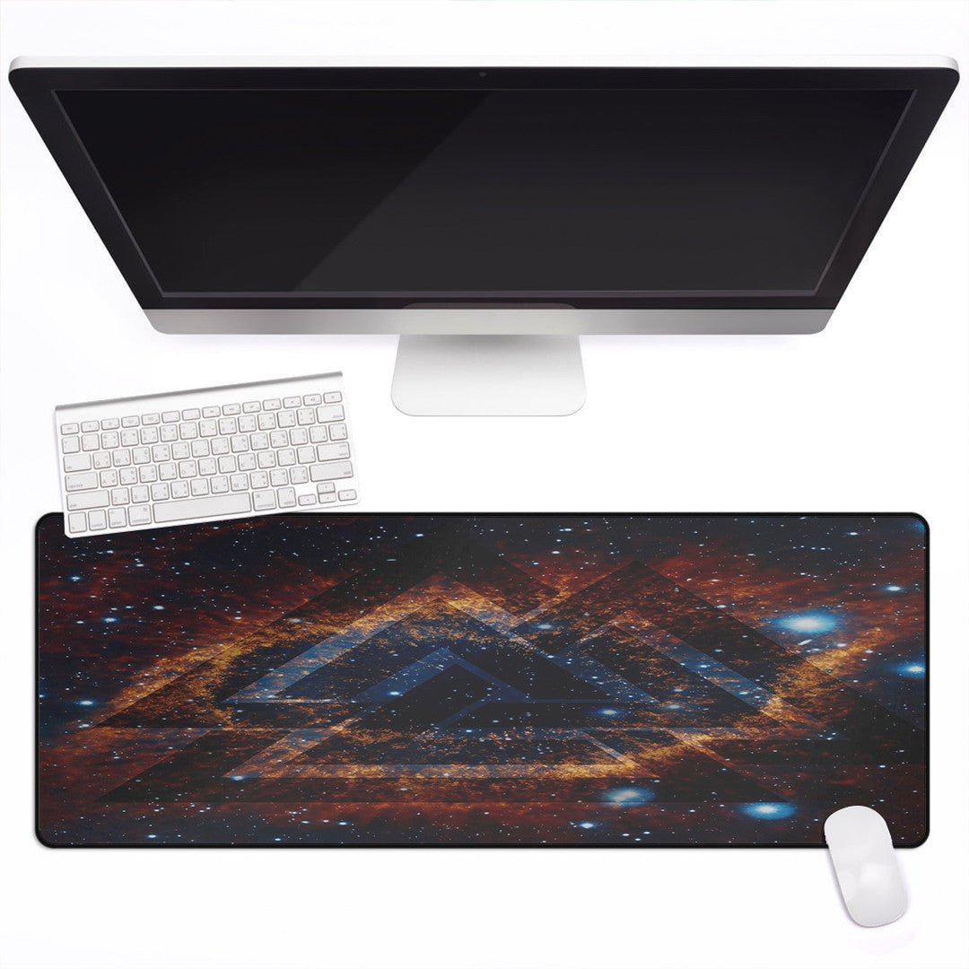 Mouse Mat - Valknut Tattoo Galaxy Mouse Mat