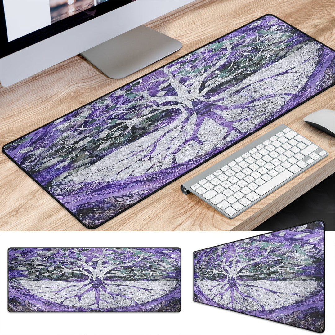 Mouse Mat - Viking Yggdrasil Tattoo and Vector Mouse Mat