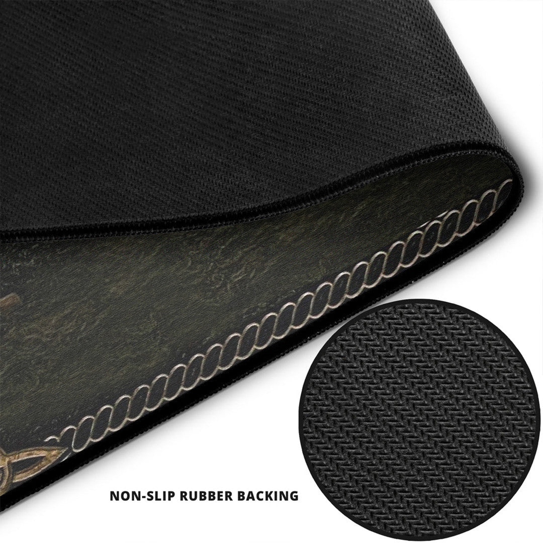 Mouse Mat - Viking Warrior Mugin and Hugin,Skoll and Hati Mouse Mat