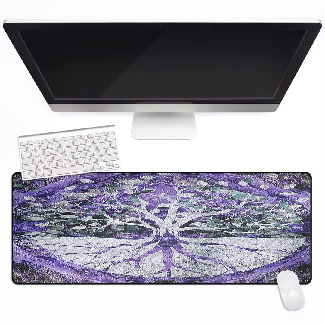 Mouse Mat - Viking Yggdrasil Tattoo and Vector Mouse Mat