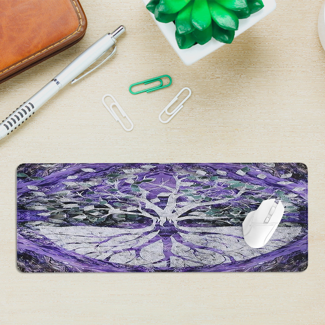 Mouse Mat - Viking Yggdrasil Tattoo and Vector Mouse Mat
