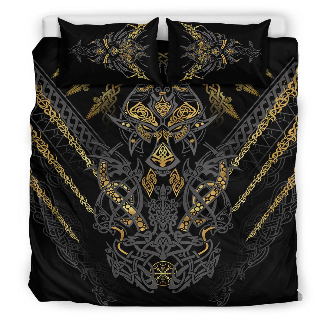 Bedding Set Fenrir and Claw Gold-Black Bedding Set