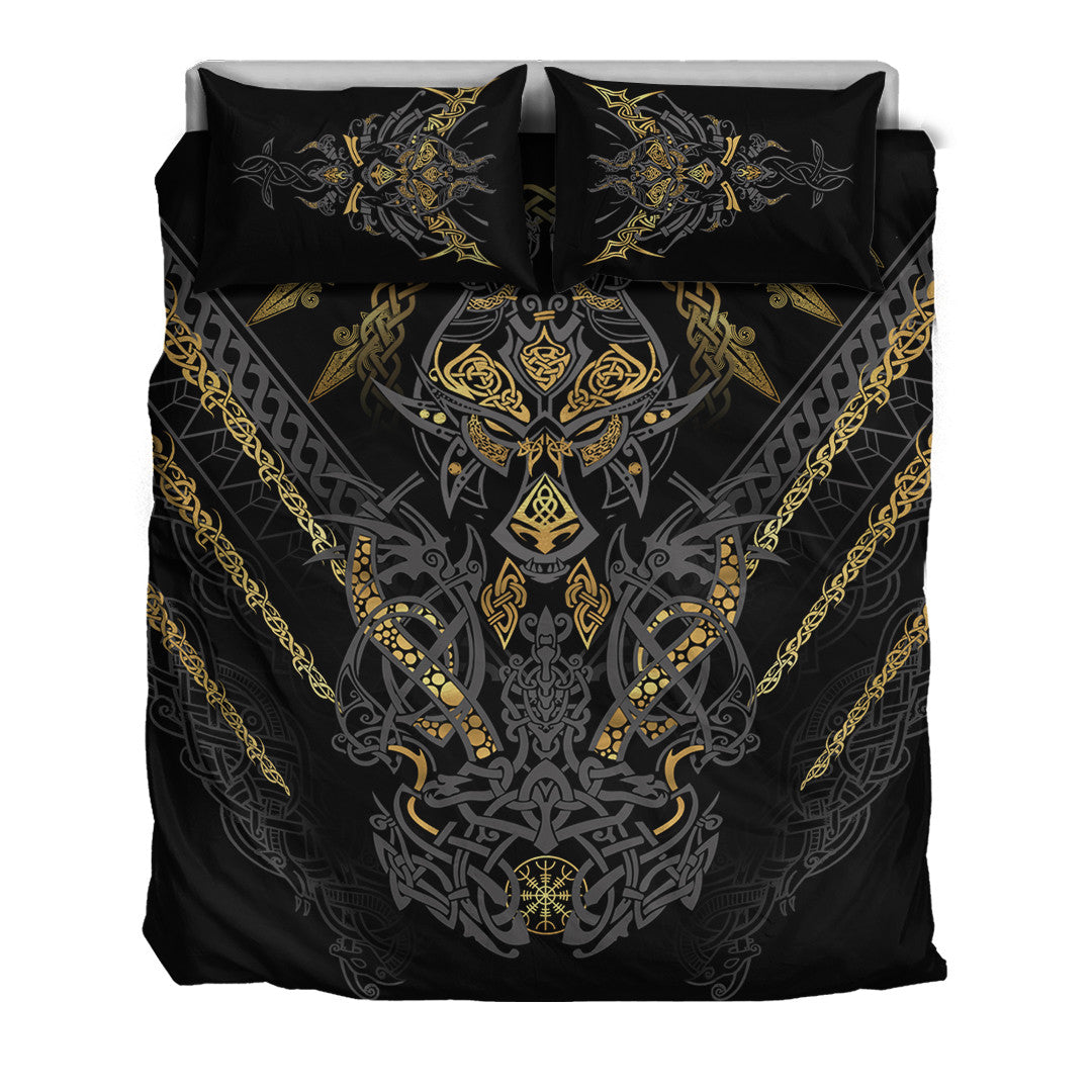 Bedding Set Fenrir and Claw Gold-Black Bedding Set