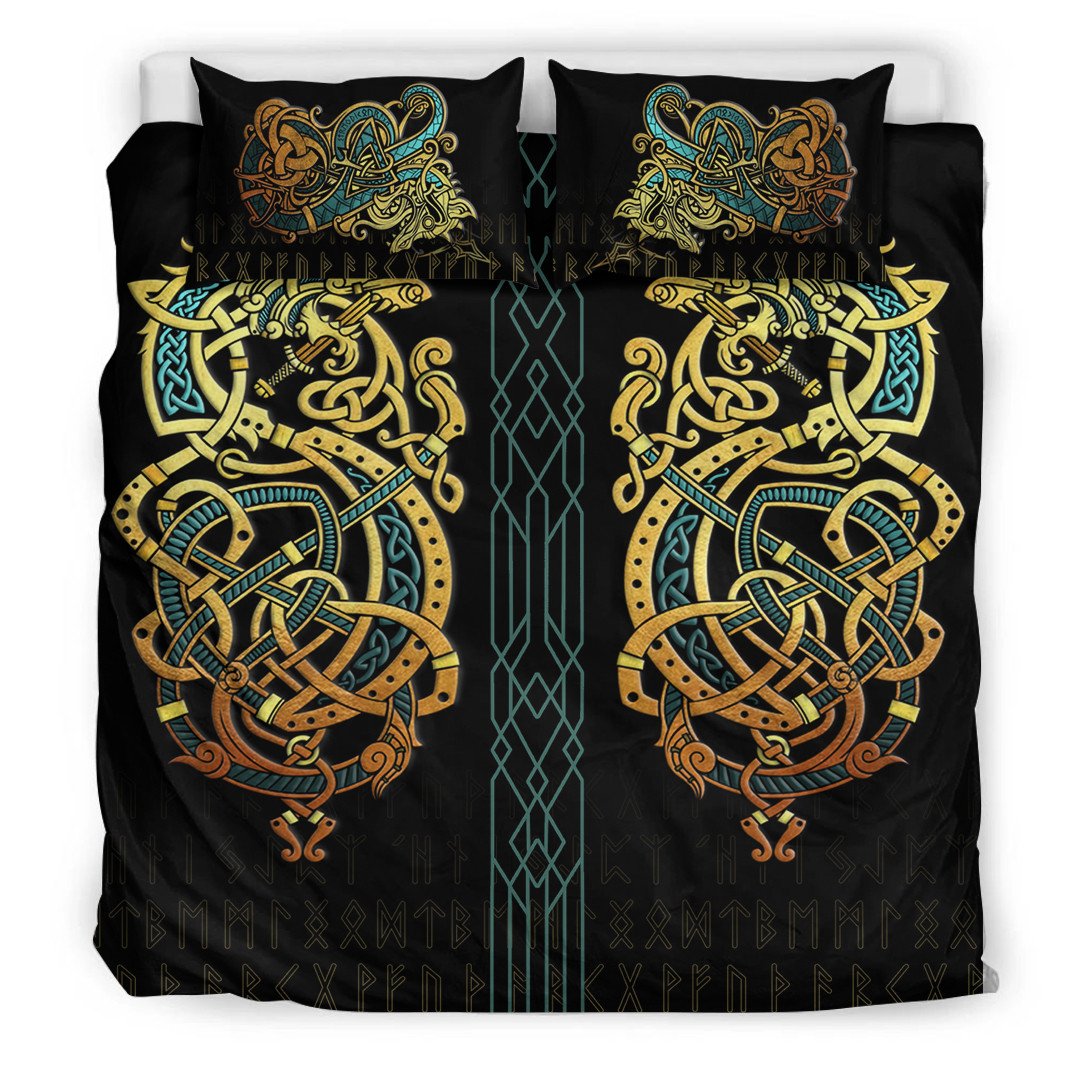 Bedding Set Celtic Dragon Gold Bedding Set