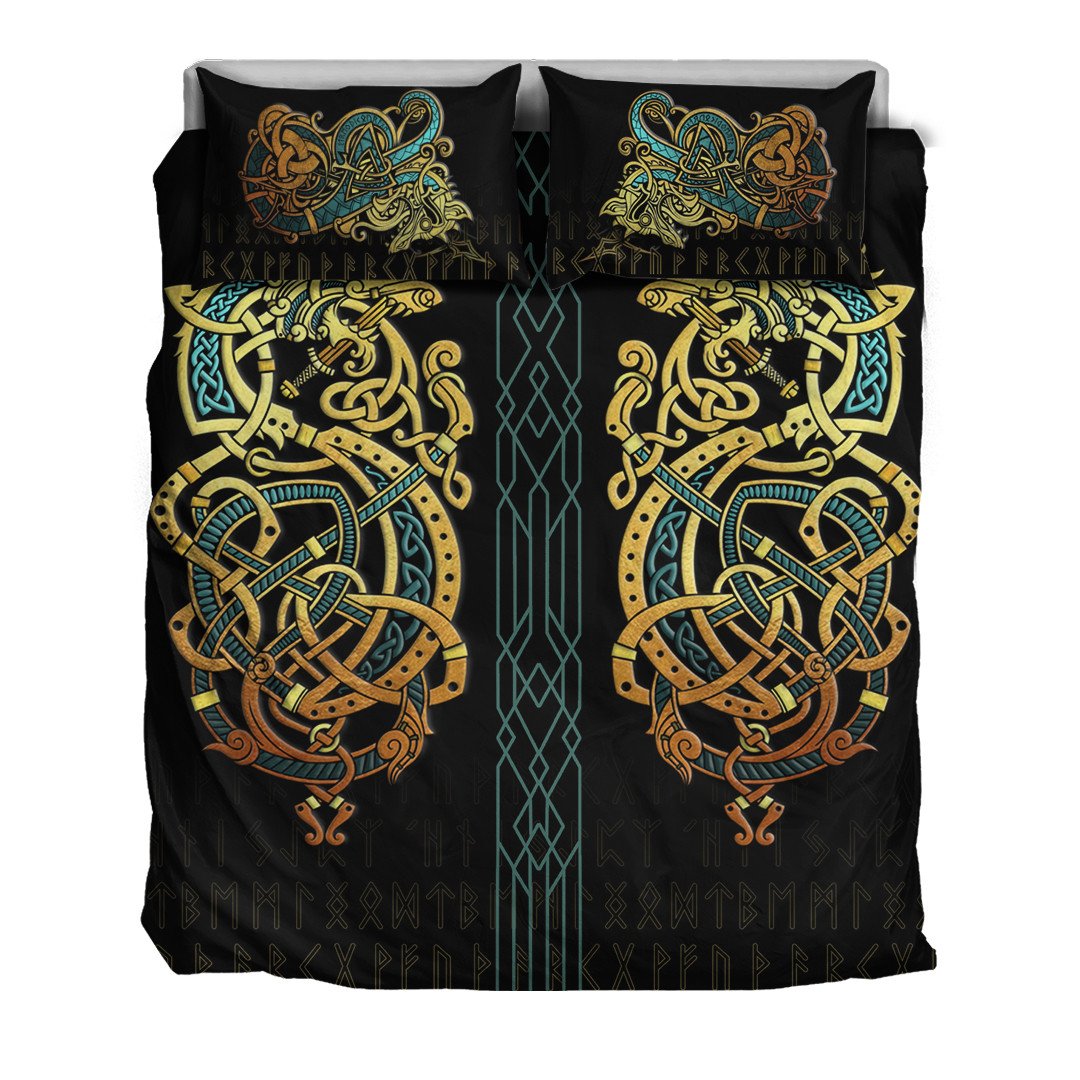 Bedding Set Celtic Dragon Gold Bedding Set