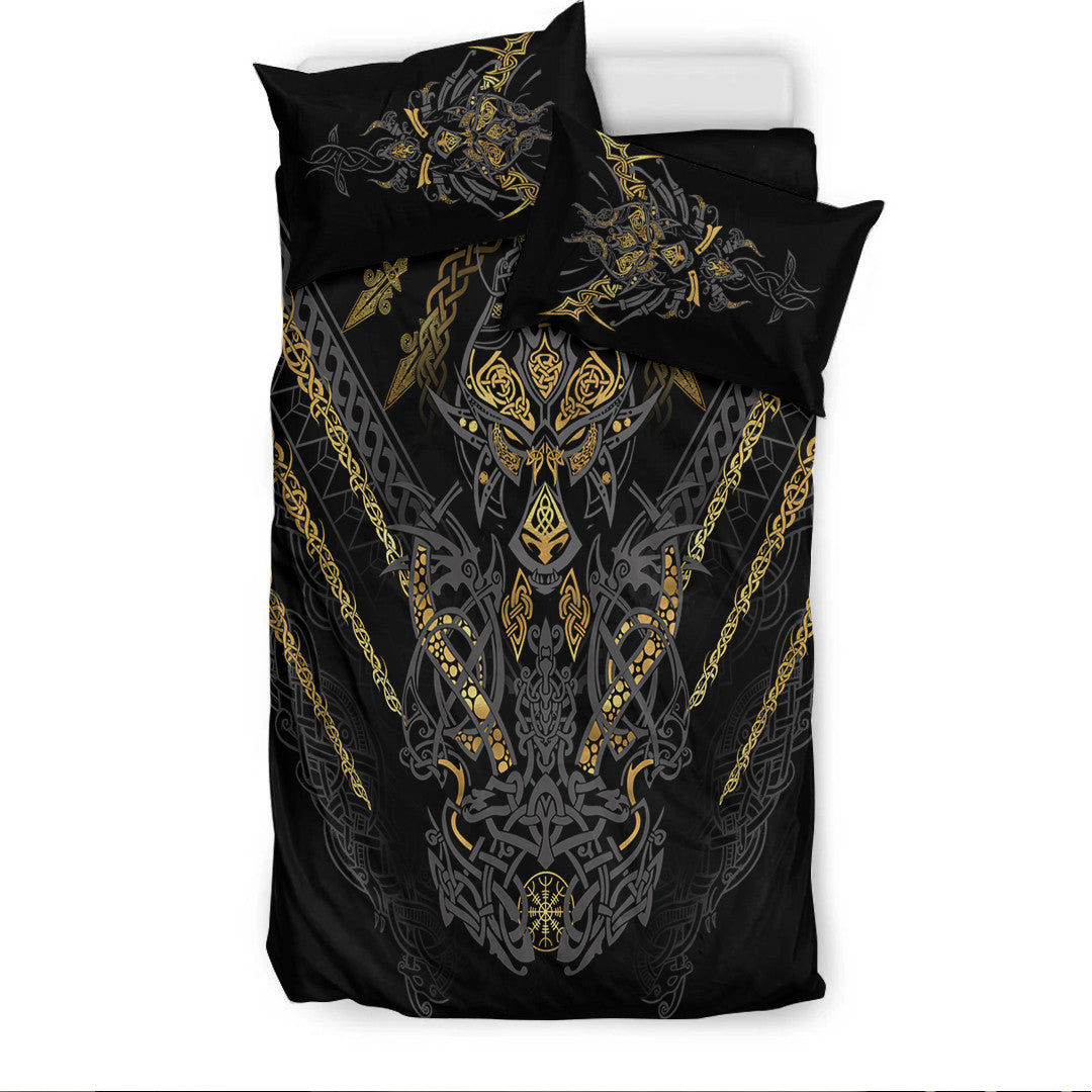 Bedding Set Fenrir and Claw Gold-Black Bedding Set
