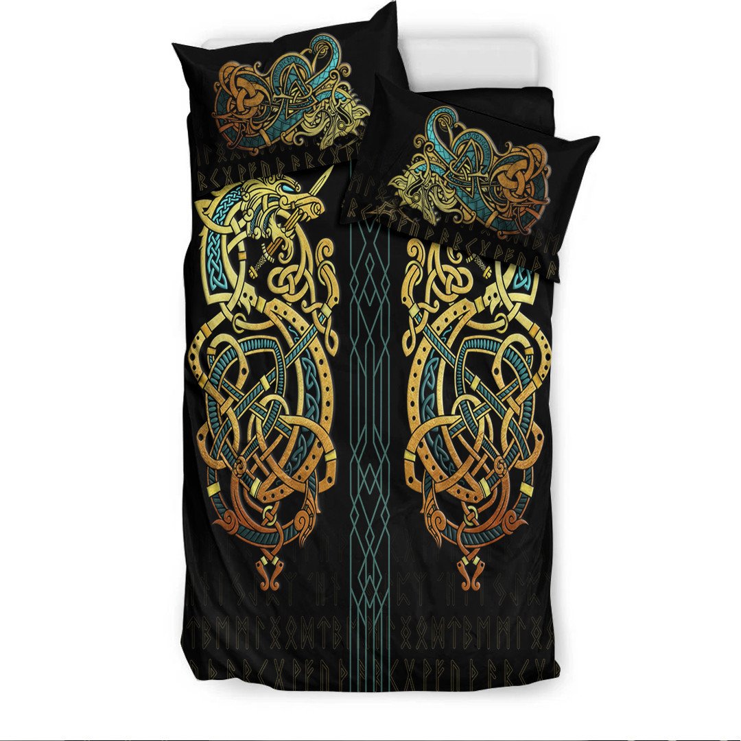 Bedding Set Celtic Dragon Gold Bedding Set