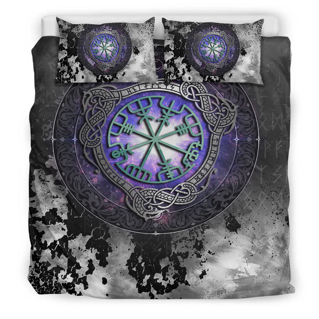 Bedding Set Viking Vegvisir and Celtic Tattoo Bedding Set