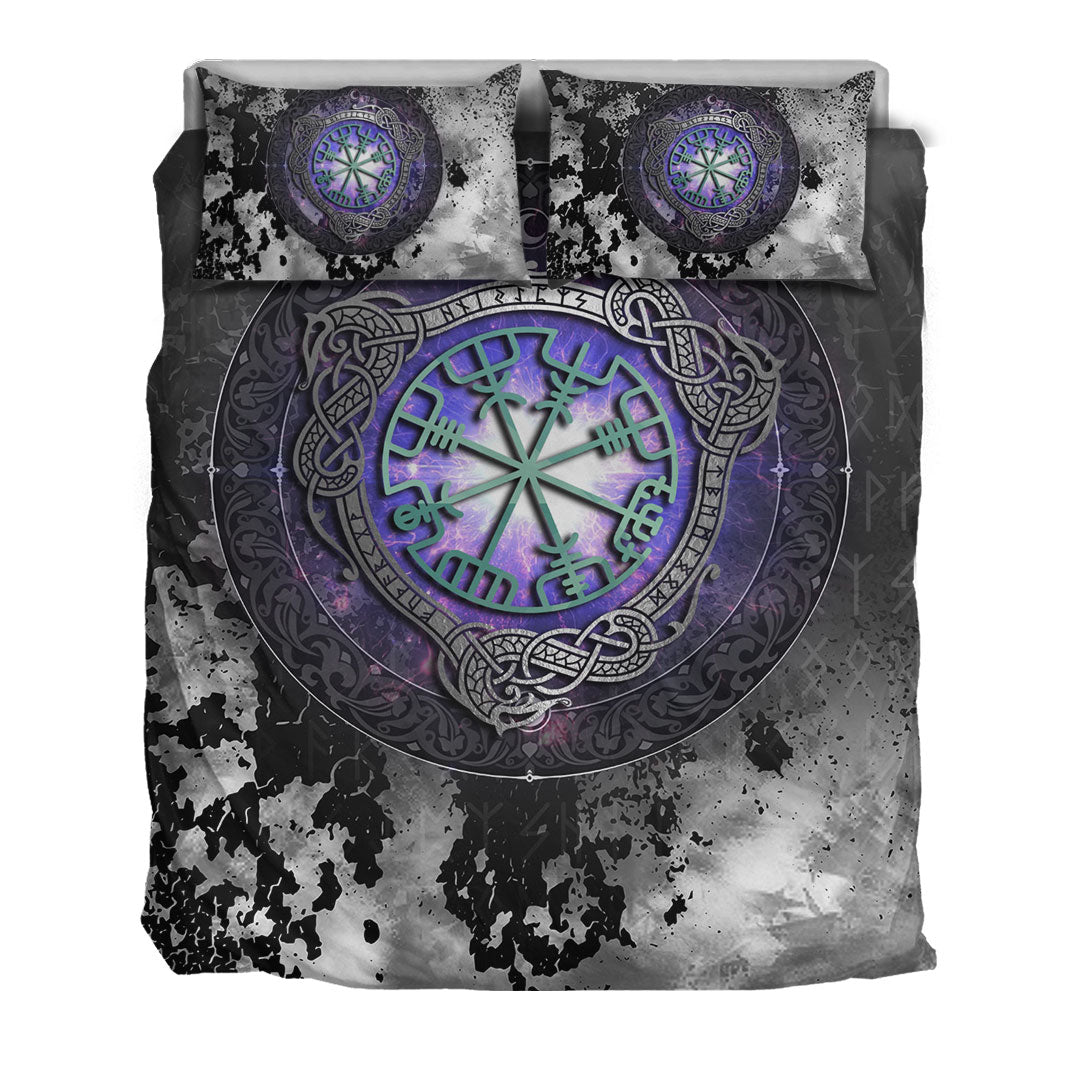 Bedding Set Viking Vegvisir and Celtic Tattoo Bedding Set