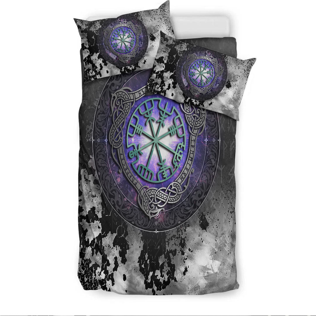 Bedding Set Viking Vegvisir and Celtic Tattoo Bedding Set