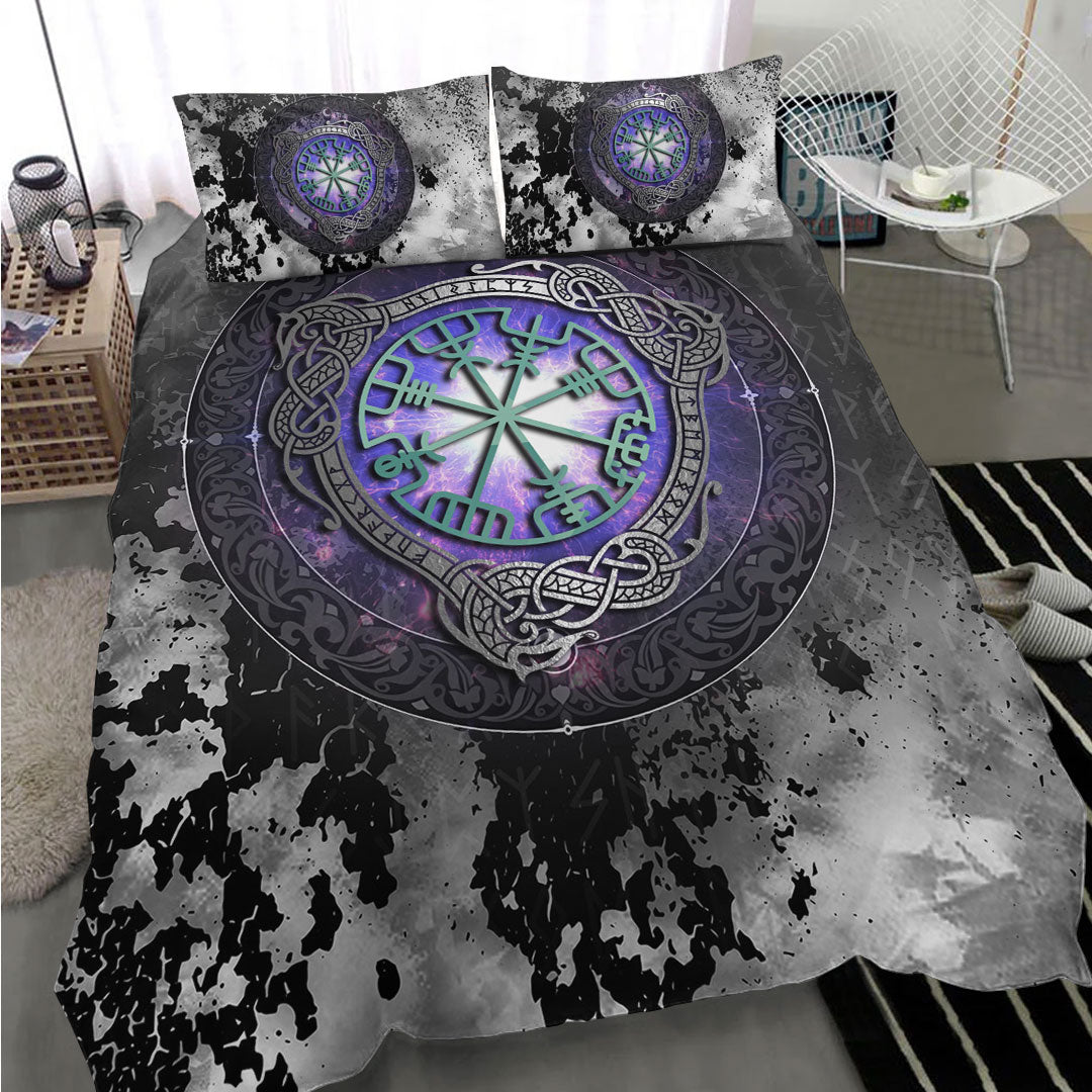 Bedding Set Viking Vegvisir and Celtic Tattoo Bedding Set