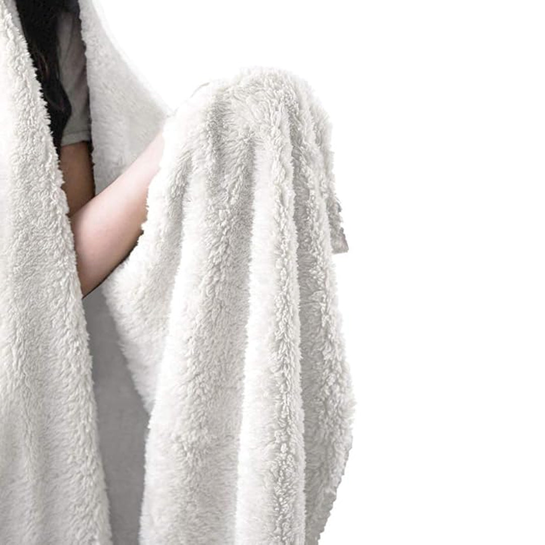 Hooded Blanket - Viking Symbol and Rune Tattoo