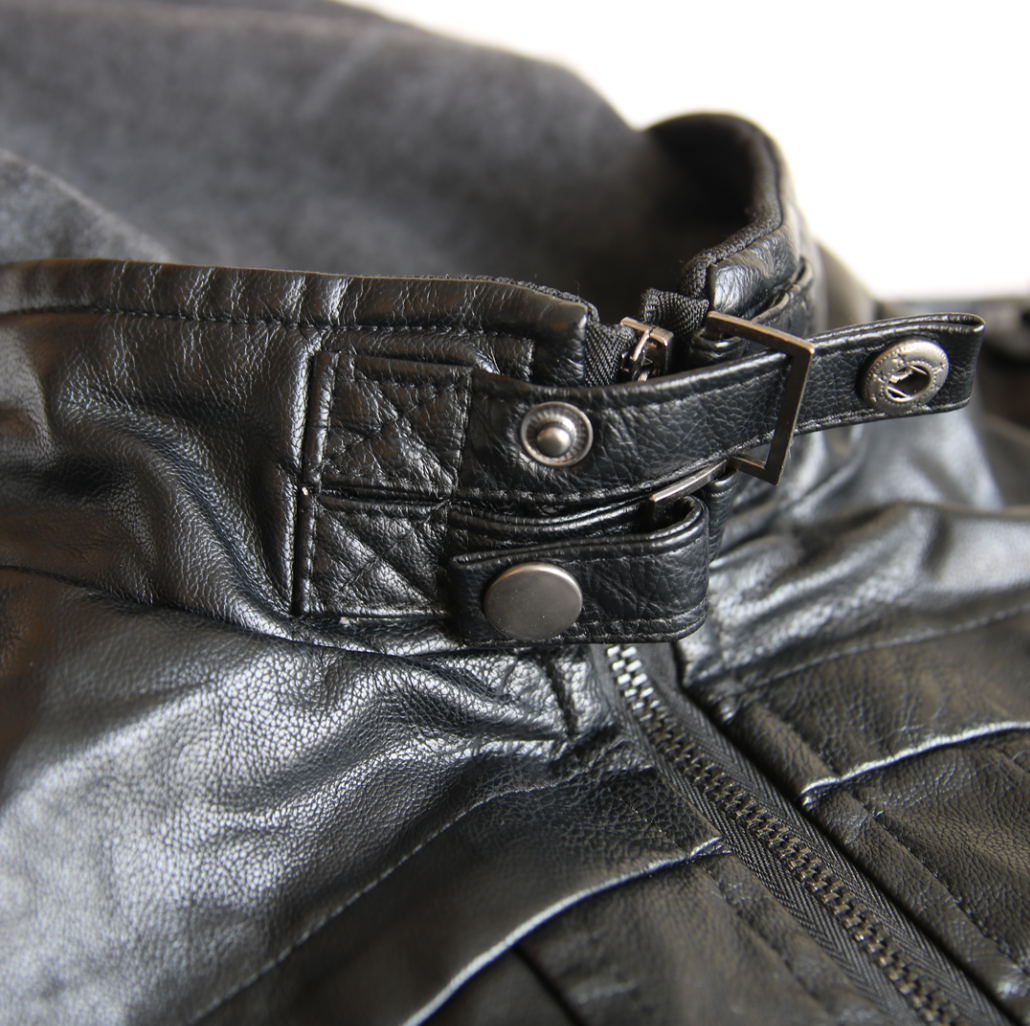 Wolf Fenrir To Old Norse Mythology On White Leather Jacket