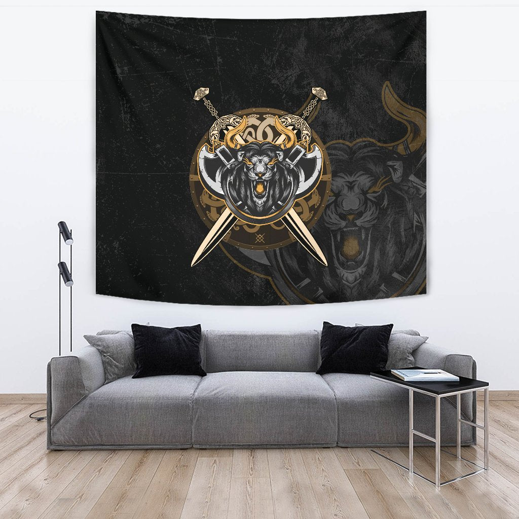Viking Tapestry Lion
