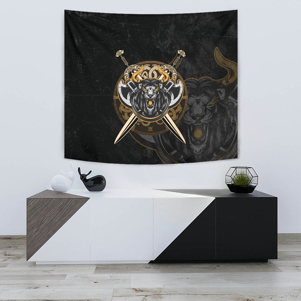 Viking Tapestry Lion