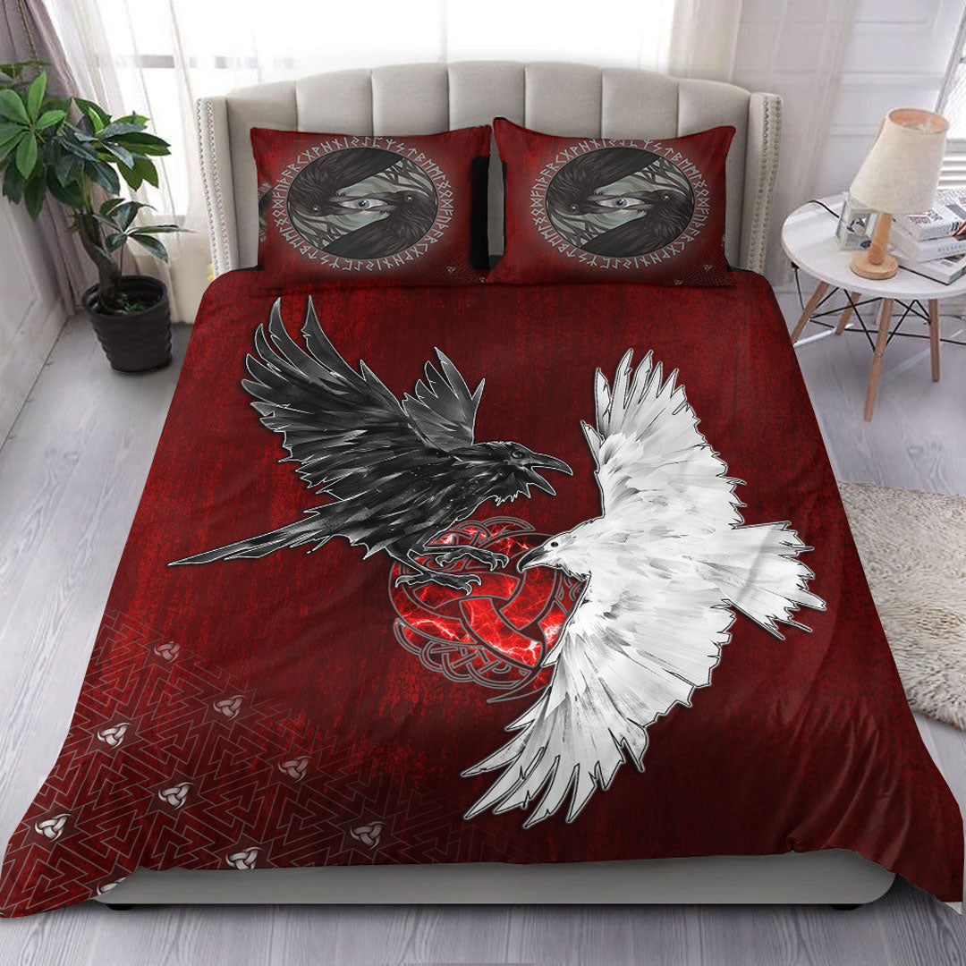 Bedding Set Hugin and Munin Triple Horns of Odin Bedding Set