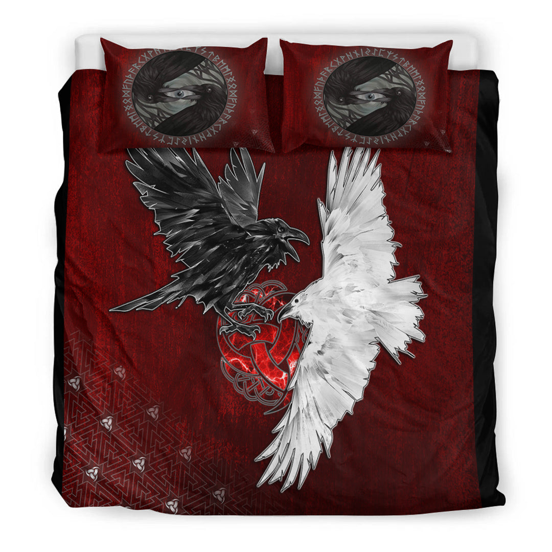 Bedding Set Hugin and Munin Triple Horns of Odin Bedding Set