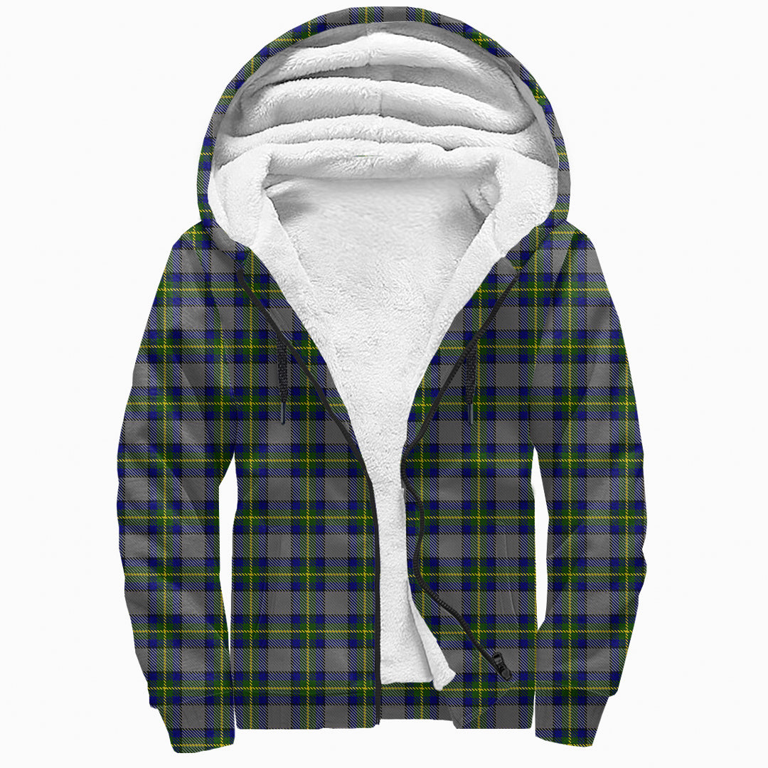 Sherpa Hoodie - Celtic Norse Heritage Society Tartan Sherpa Hoodie