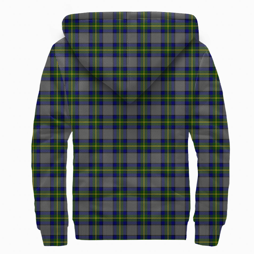 Sherpa Hoodie - Celtic Norse Heritage Society Tartan Sherpa Hoodie