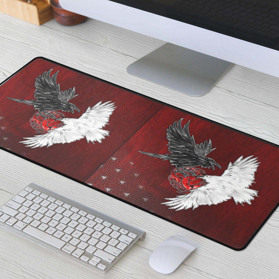 Mouse Mat - Hugin and Munin Triple Horns of Odin Mouse Mat