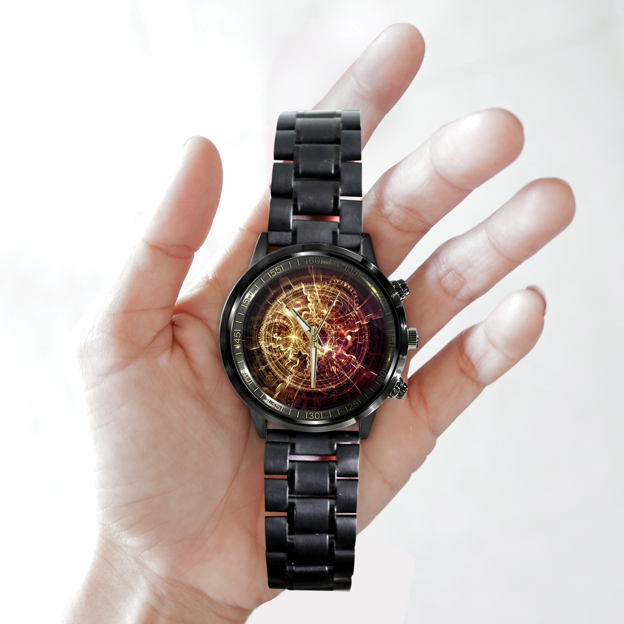 Watch - Orbits of Destiny Series Black Stainless Steel Watch