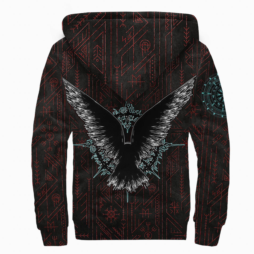 Sherpa Hoodie - Raven The Compass