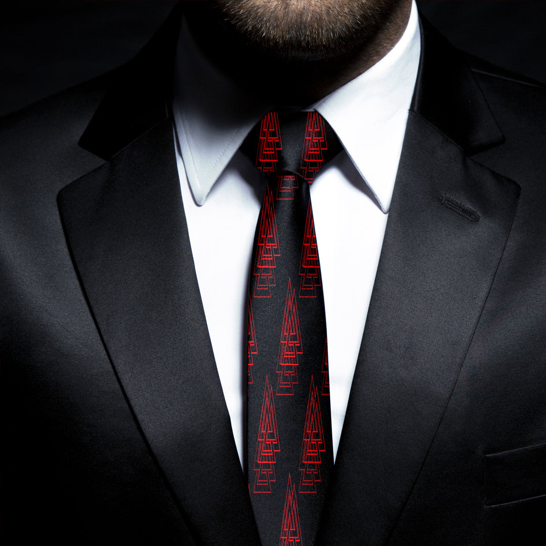 Valknut Red Necktie