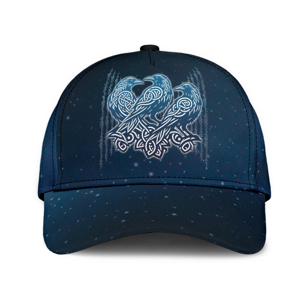 Cap - Three Raven with Runic Classic Cap