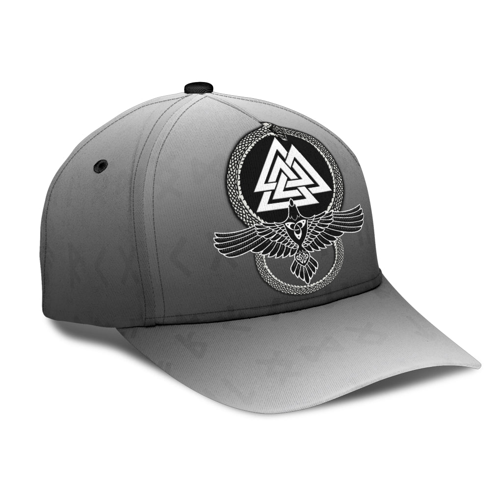 Cap - Ouroboros Valknut and Raven Classic Cap