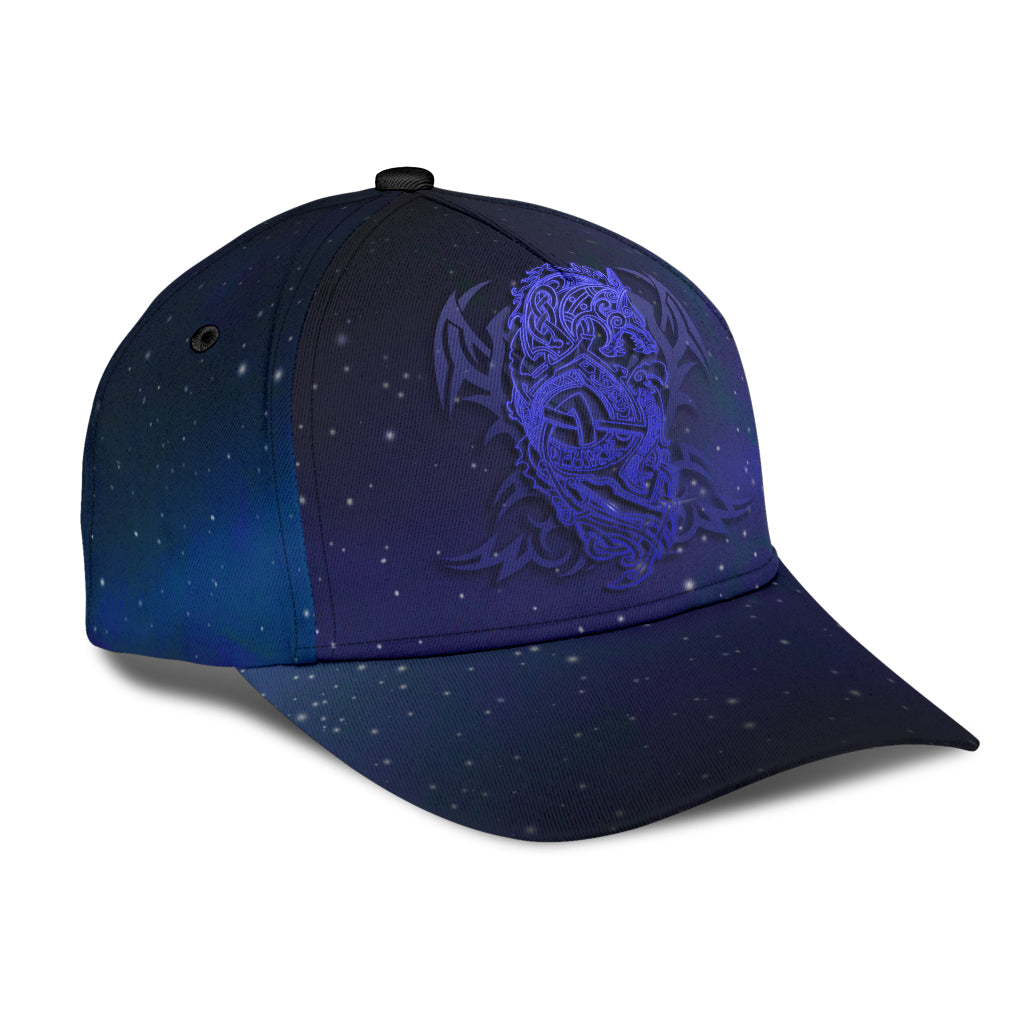 Cap - Fenrir Celtic with Tribal Tattoo Galaxy Pattern Classic Cap