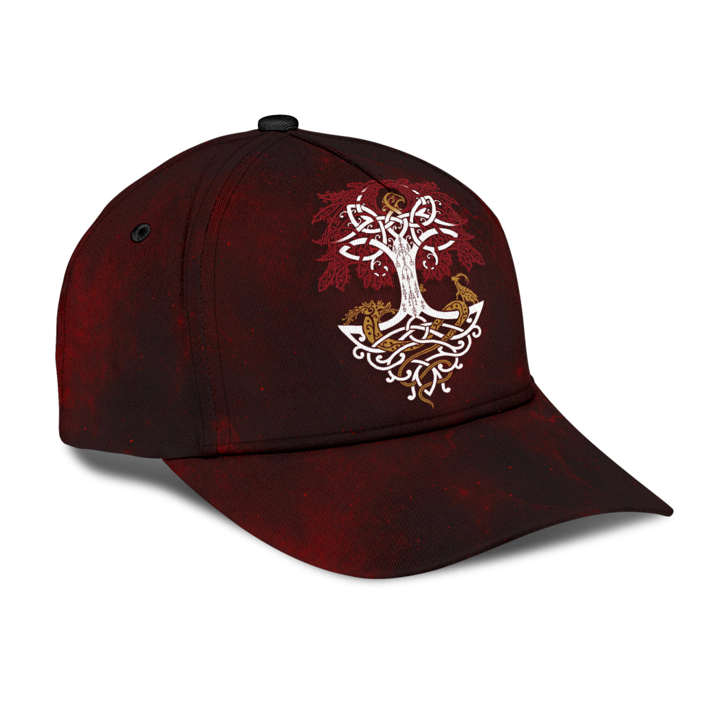 Cap - Yggdrasil Celtic Style on Hell Background Classic Cap