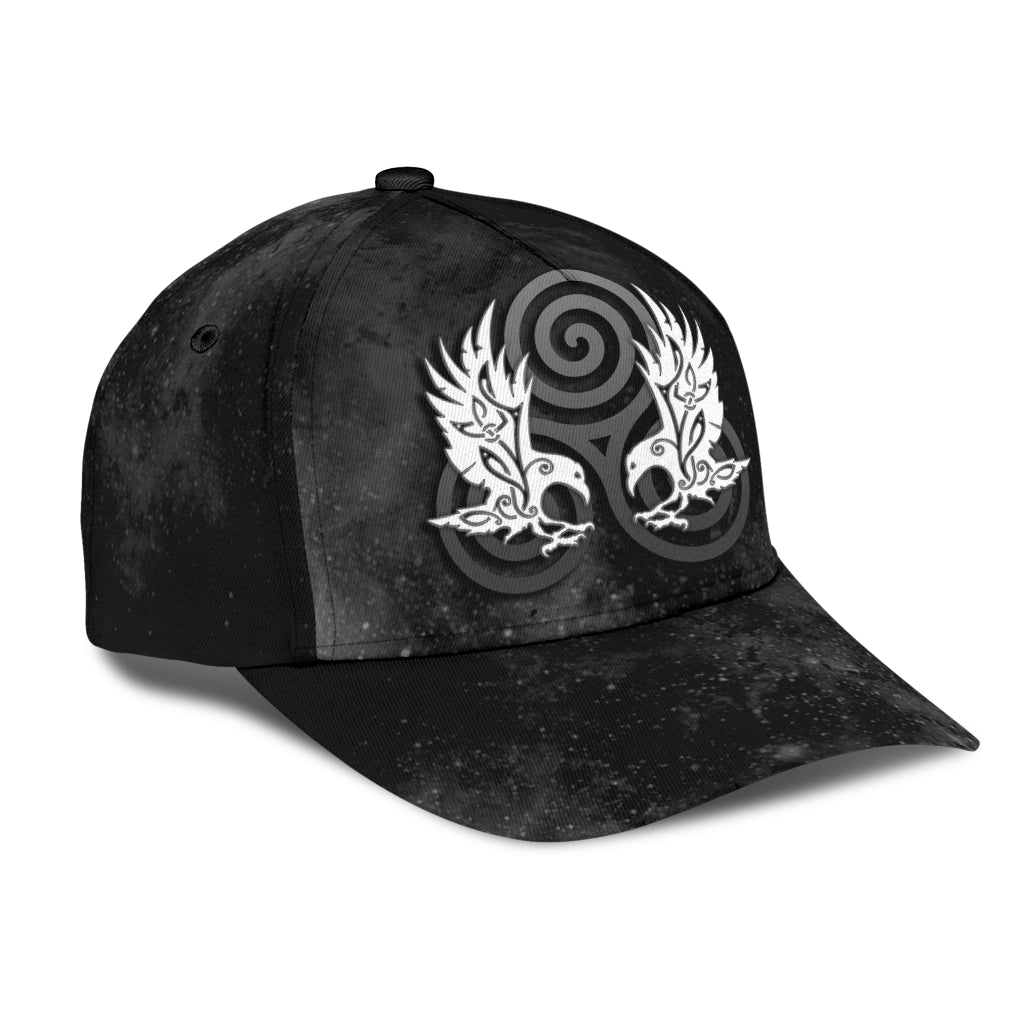 Cap - Hugin and Munin With Triskele Classic Cap