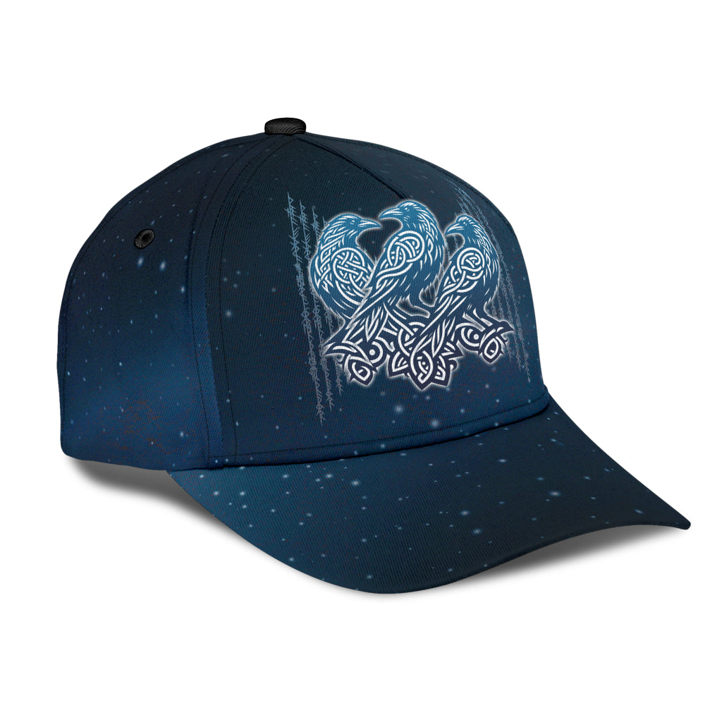 Cap - Three Raven with Runic Classic Cap