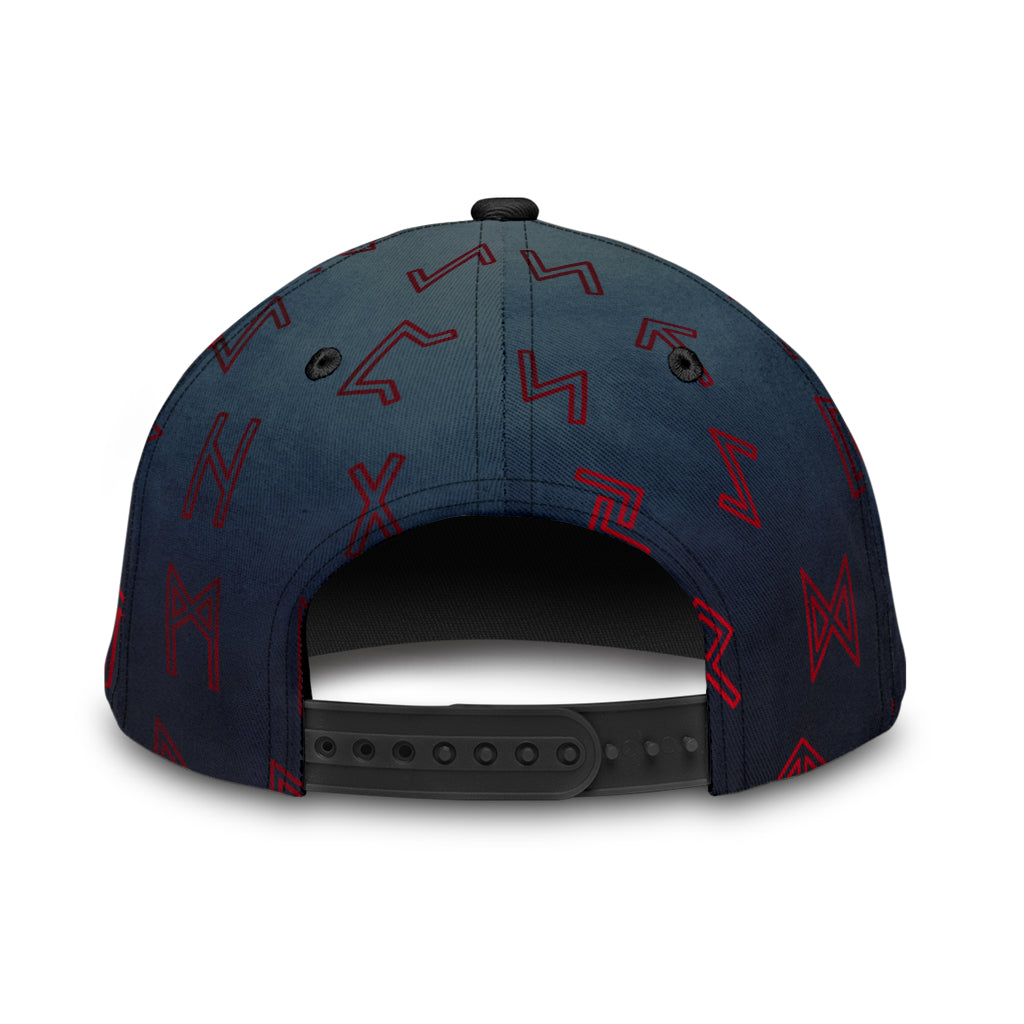 Cap - Valknut and Blood Runic Classic Cap