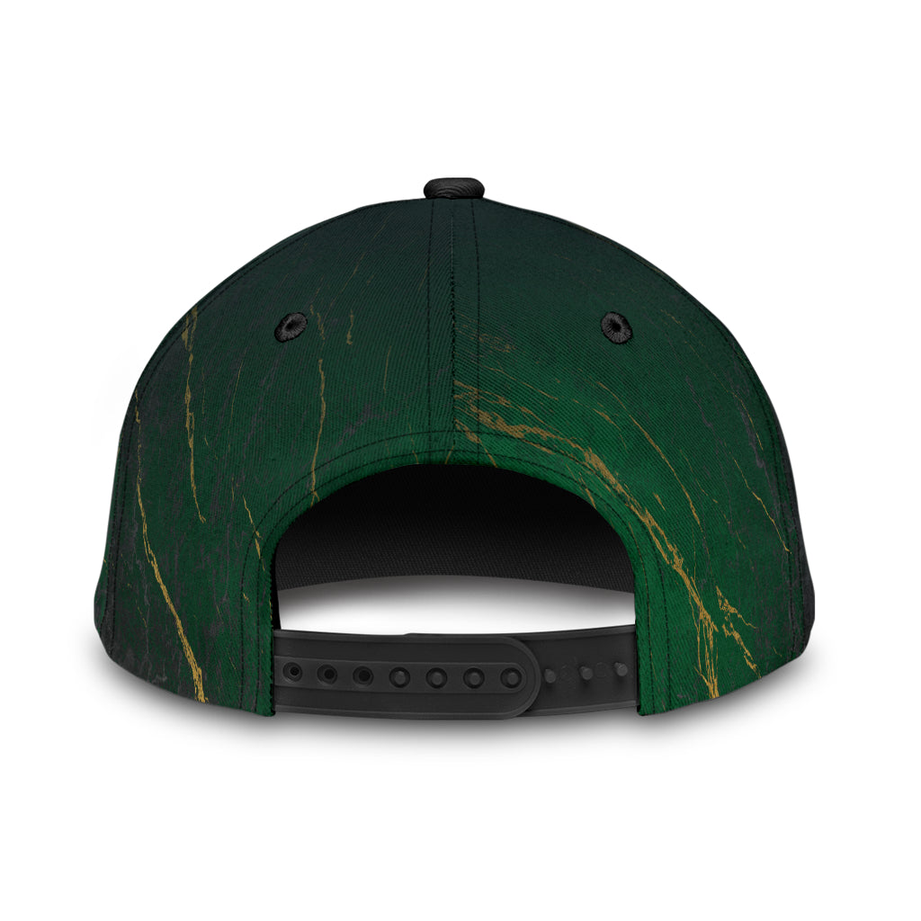 Cap - Wolf Viking With Vegvisir Gold Style Classic Cap