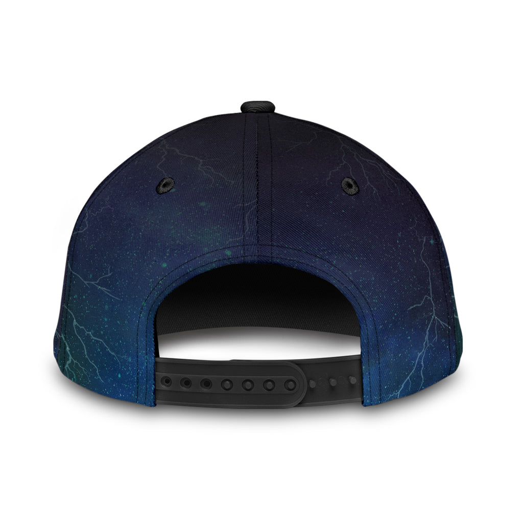 Cap - Yggdrasil Round Blue Galaxy Pattern Classic Cap