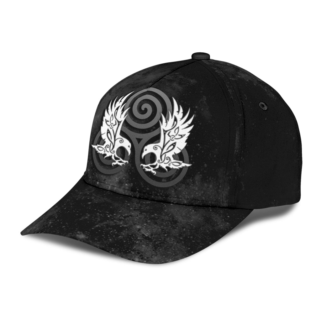 Cap - Hugin and Munin With Triskele Classic Cap