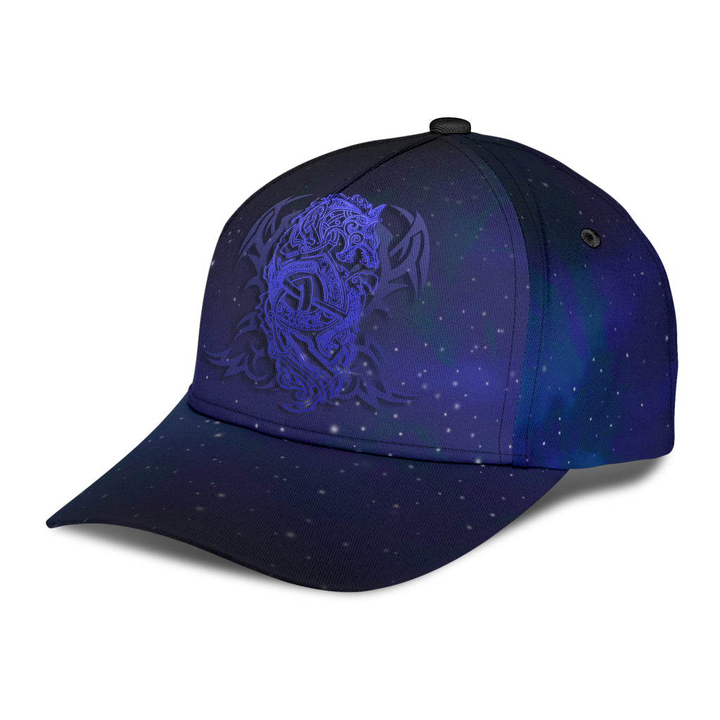 Cap - Fenrir Celtic with Tribal Tattoo Galaxy Pattern Classic Cap