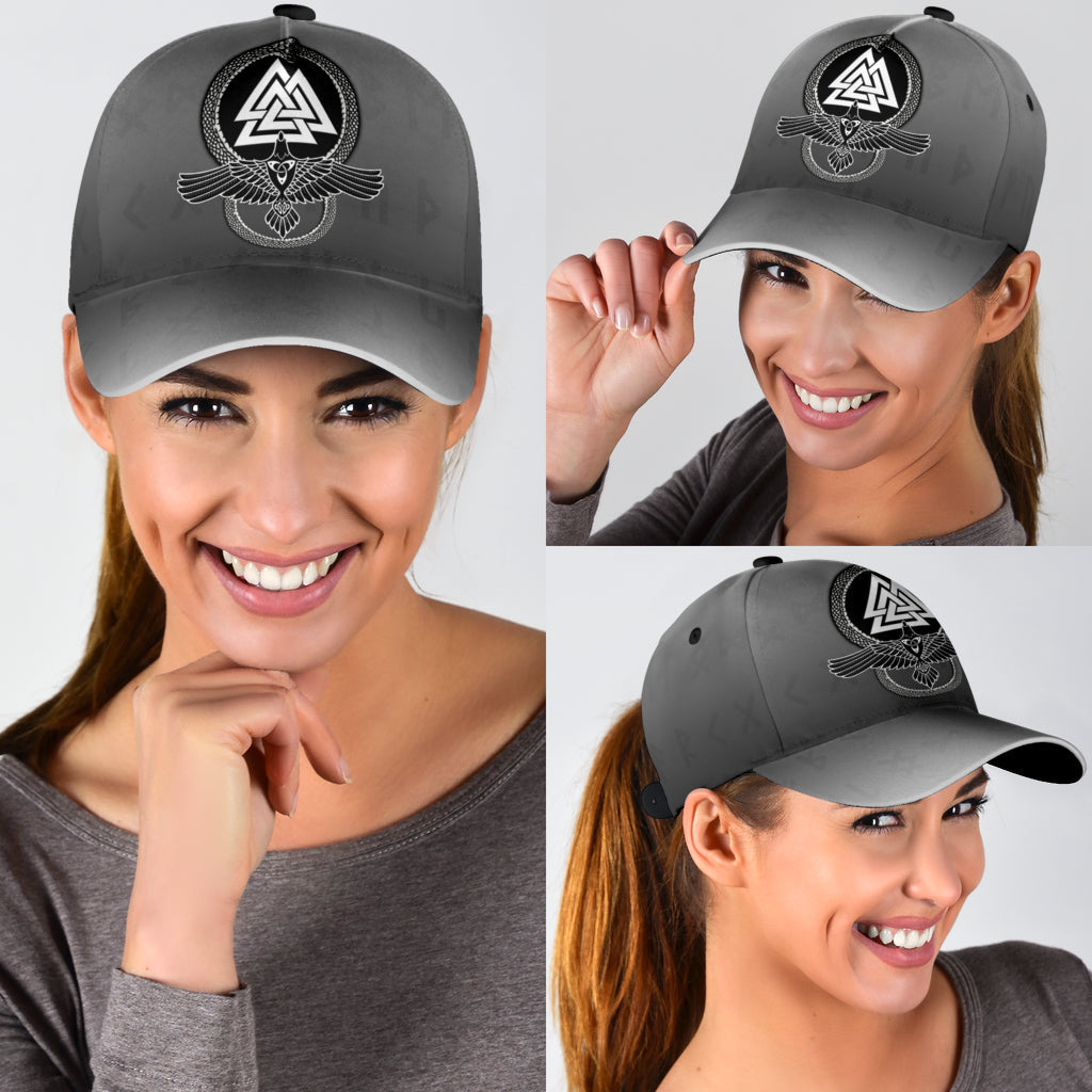 Cap - Ouroboros Valknut and Raven Classic Cap