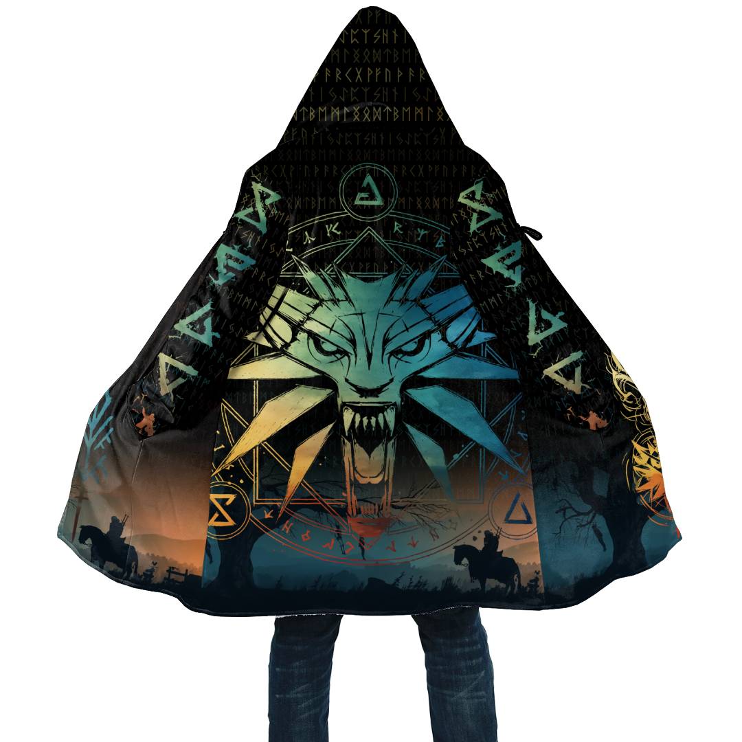Fenrir Wolf Tattoo In Ragnarok Cloak