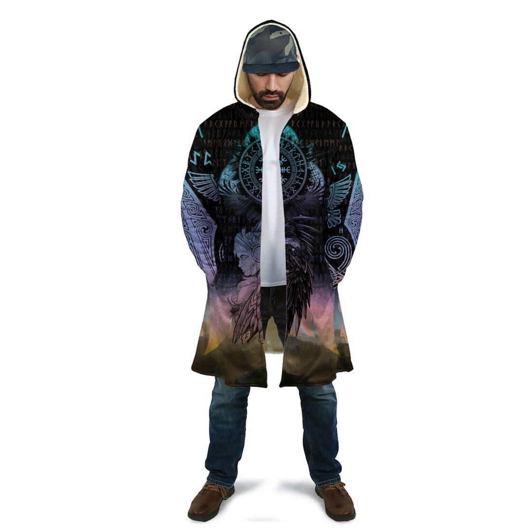 Viking Weapon With Stylized Gradient Cloak
