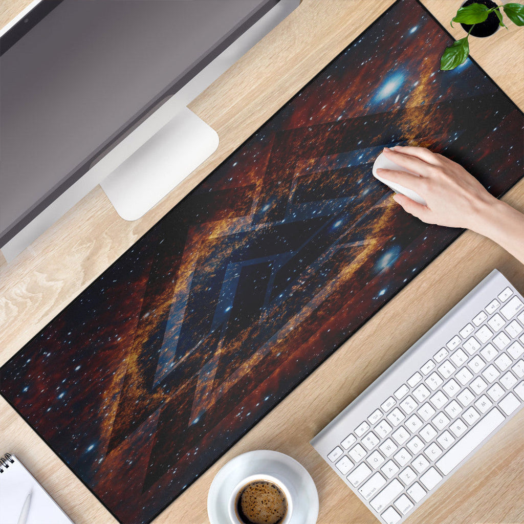 Mouse Mat - Valknut Tattoo Galaxy Mouse Mat