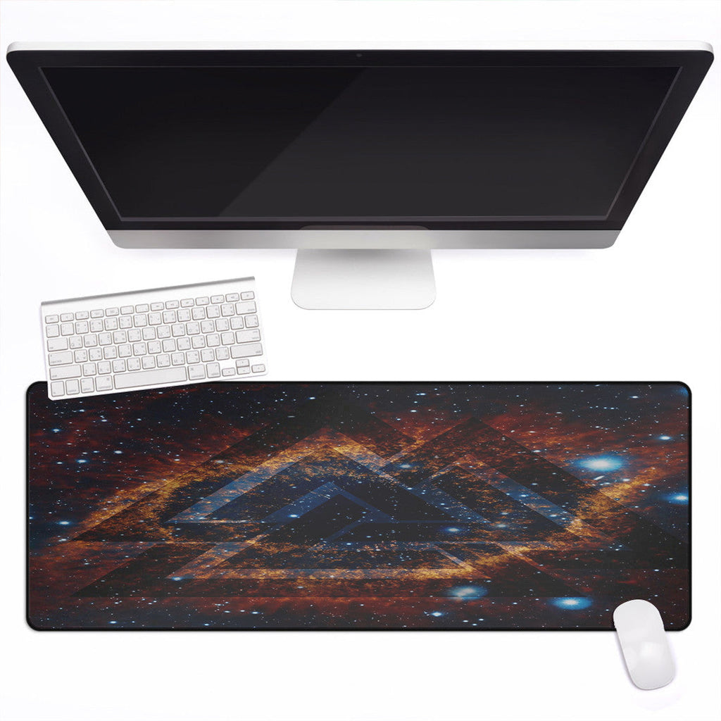 Mouse Mat - Valknut Tattoo Galaxy Mouse Mat