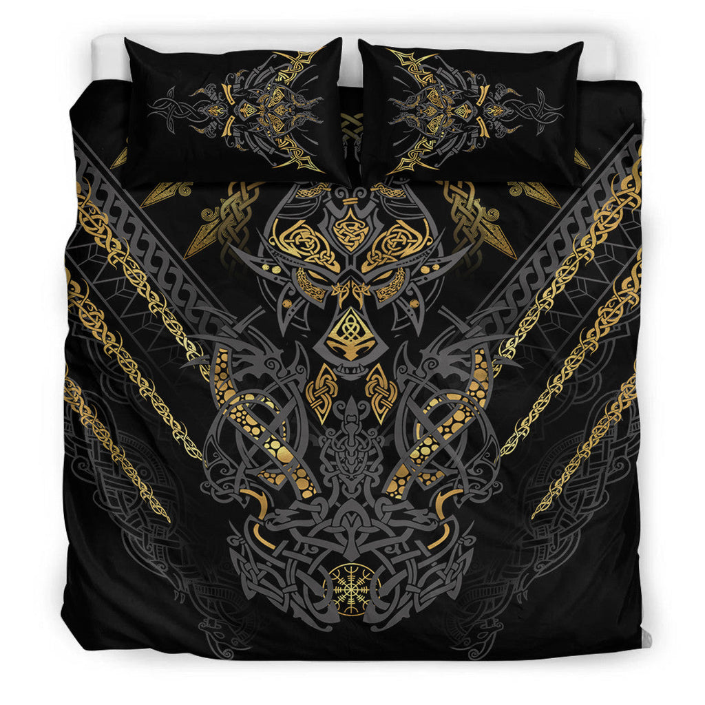 Bedding Set Fenrir and Claw Gold-Black Bedding Set