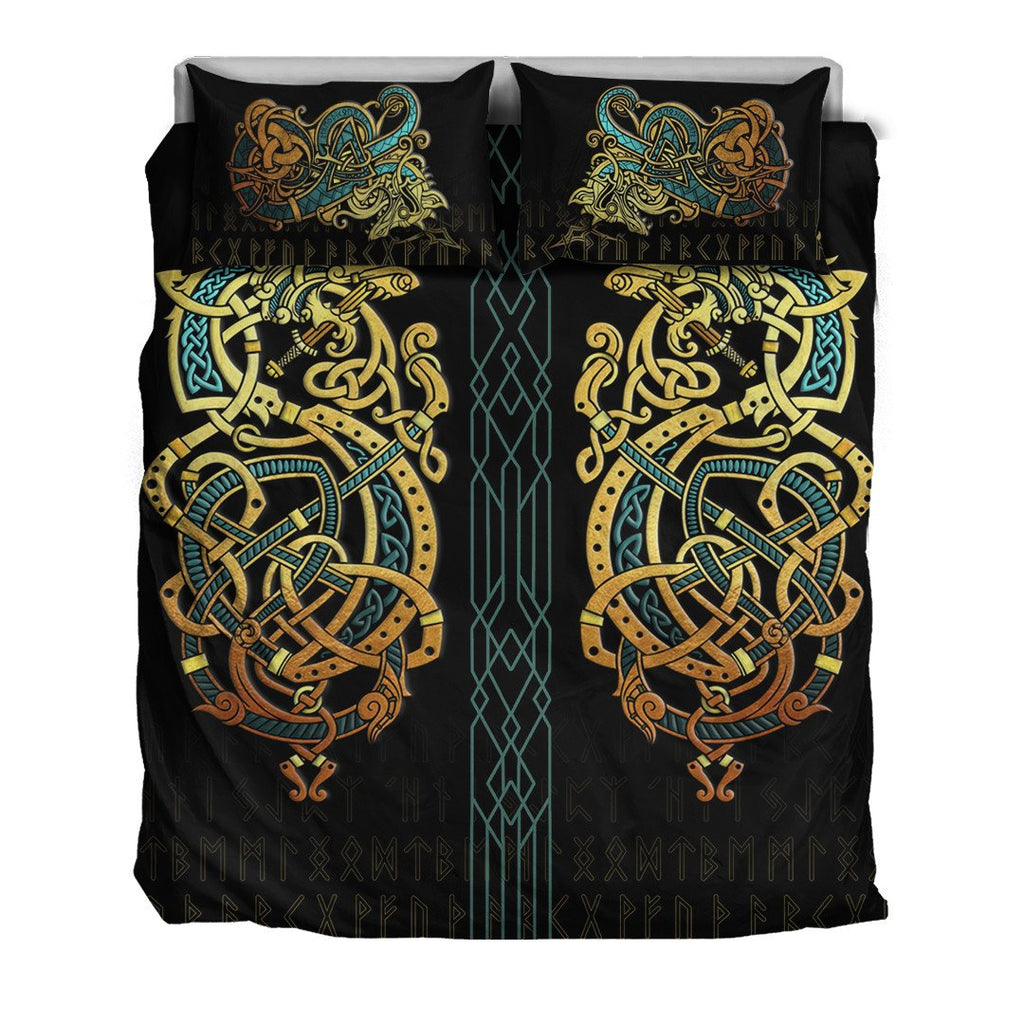 Bedding Set Celtic Dragon Gold Bedding Set
