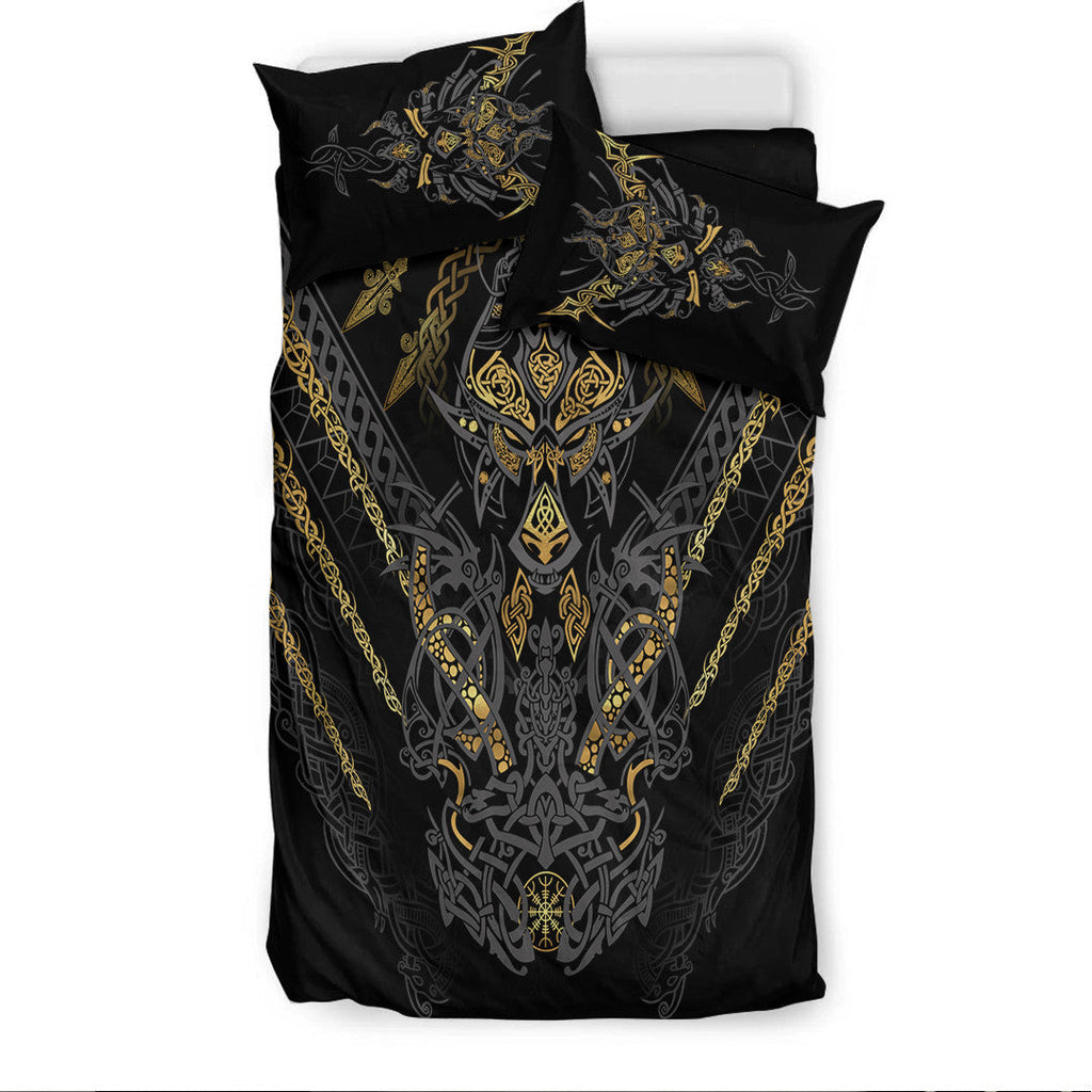Bedding Set Fenrir and Claw Gold-Black Bedding Set