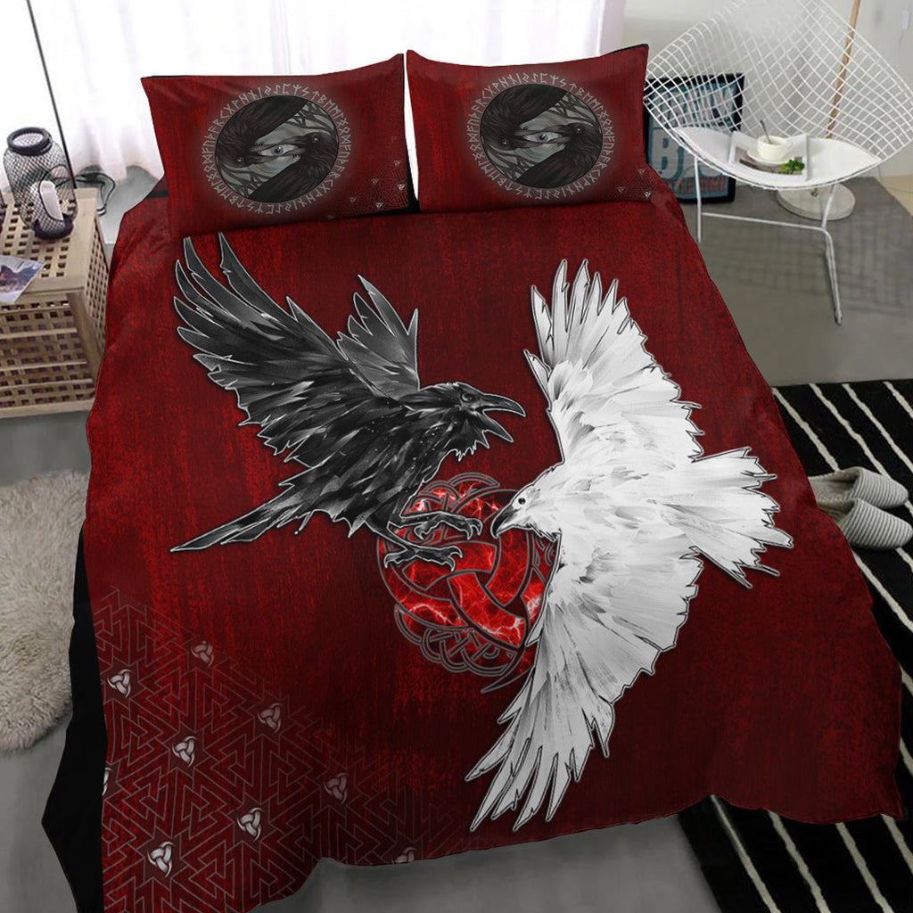 Bedding Set Hugin and Munin Triple Horns of Odin Bedding Set