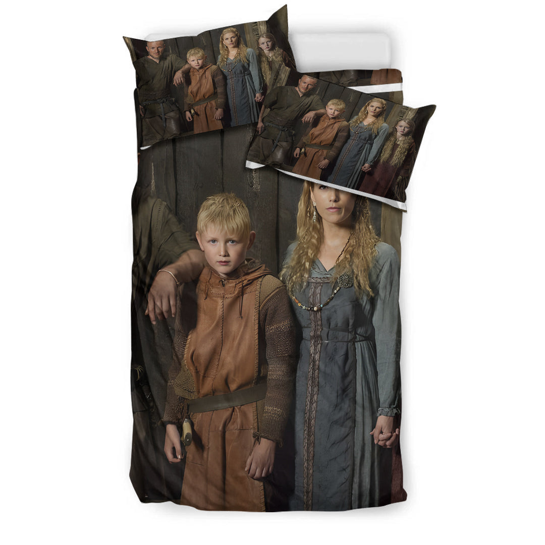 Personailzed - Personal Portrait In The Picture Family of Four Bedding Set