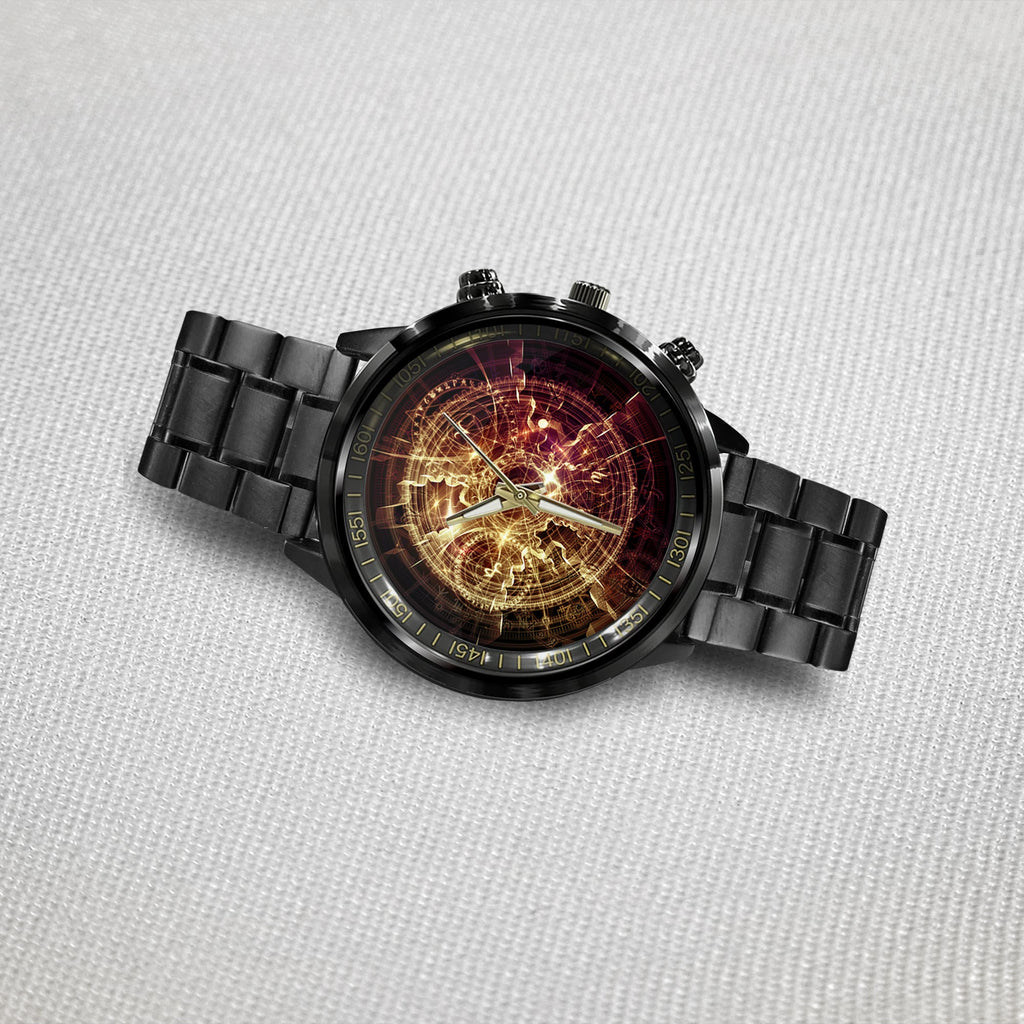 Watch - Orbits of Destiny Series Black Stainless Steel Watch